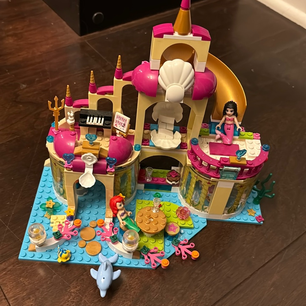 Ariel’s underwater palace original Lego set.